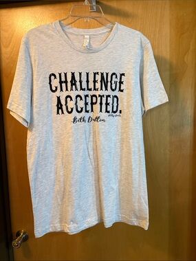 Bella Canvas Light Heather Gray Crewneck Tee; Size L